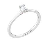 Midem Stockholm enstens diamantring 0,25ct vitguld