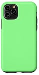 iPhone 11 Pro Simple Mint Green Color Case