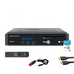 Pack SERVIMAT Récepteur TV satellite HD + carte Fransat PC7 + Câble HDMI + Câble
