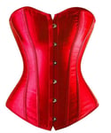 ZXF Bustiers et Corsets Femme Femmes Corset Sexy Body Satin Slim Shaper Bretelles Overbust Taille Plus Corset Bustier (Color : 5, Size : XXXXXX-Large)