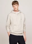 Tommy Hilfiger Fleece Hoodie, Heathered Oatmilk