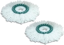 Leifheit Replacement Head Clean Twist Disc Mop, x 2 Pack, High Dirt and Water A