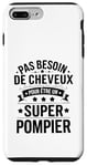 Coque pour iPhone 7 Plus/8 Plus Super Pompier Humour Cadeau Pompier Homme Chauve Pompier