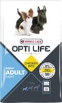 Versele-Laga Opti Life Adult Light Mini kuivaruoka, kana ja riisi, 7,5 kg