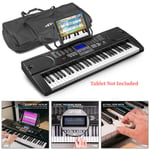 61 Key Electronic Keyboard Piano Digital Recording and Playback with Soft Case