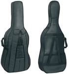 Gewa Pure 1/2 Cello Gig Bag Classic CS01 (3mm mousse de rembourrage, poche pour partitions, sangle pour sac à dos, protégez votre violoncelle avec style et en toute sécurité), Noir