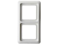 Hager Polo Double Frame With Berker Seal White - 53132909