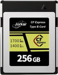 Express Type B Carte Mémoire 256Go Gold Pour Caméra Nikon Z6/Z7/Z9/D6/D5/D850/D500, Pour Canon Eos-1Dx/C300/C500/R5 R5C R3, Pour Panaso Gh6/S1/S1R/S1K, Dji Ronin 4D,Raw 8K 4K