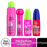 Bed Head By TIGI Frizz Free Bundle of Hair Cream, Hair Spray, Serum & Hair Spray