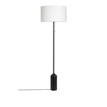 Gubi - Gravity Floor Lamp, Black Steel/White - Skärmlampor - Space Copenhagen - Svart