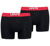 Lot de 2 Boxers Levi's® coton biologique noir