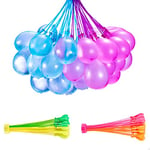 COLORBABY 47134 Ballons à eau Bunch O Balloons avec gonfleur et remplissage rapide x 100, remplissez et fermez en 60 secondes, gonflez ballons à eau, jeu d'eau pour enfants, ballons à eau à