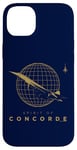 Coque pour iPhone 14 Plus Spirit Of Concorde Avion Golden Globe Décollage