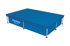 Bestway Poolöverdrag Flowclear 221x150 cm - Blå Övriga pooltillbehör Plast