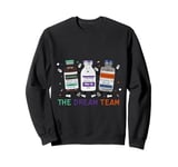 The Dream Team Retro Groovy B52 Nurse Medical Nursing Psych Sweatshirt