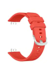 FIXED Silicone Strap for Huawei Watch FIT Red