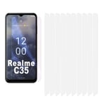 10x Clear LCD Screen Protector Cover Plastic Film Guards for Realme C35