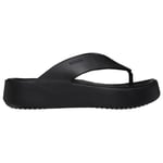 Crocs Getaway Platform Flip sandal (dam) - Black, 34-35