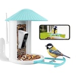 Netvue by Birdfy Smart Bird Feeder Camera: Auto-Capture & Notify Bird Visits, Categorize & Store Permanently | Bird Feeders | High-Resolution Bird Watching Camera | Bird Box Camera | Gifts for Mum/Dad