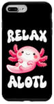 Coque pour iPhone 7 Plus/8 Plus Mignon Axolotl Kawaii Relax