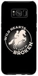 Coque pour Galaxy S8+ Wild Hearts Can't Be Broken Horse Rider Dressage équestre