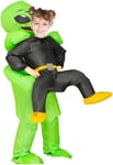 Rafalacy Kid Inflatable Alien Costume Blow up Space Alien Costume Boy/Girl Funny