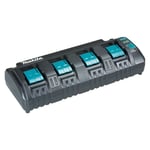 Makita - Chargeur quadruple DC18SF pour 14,4V et 18V batteries