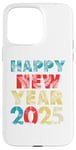 Coque pour iPhone 15 Pro Max Happy New Year 2025 Vintage Retro Kids Men Women Family