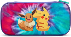 Boîtier De Protection Fin Pour Switch - Modèle Oled, Nintendo Switch Ou Nintendo Switch Lite - Pikachu Et Eevee Tie And Dye