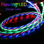 Led Light-up Usb Data Sync Fast Charging Charger Cable For Iphone X Type C Phone