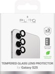 PURO Samsung Galaxy S25 Individual Camera Tempered Glass  3 pcs