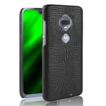 Motorola Croco Moto G7 Plus kuoret - Musta