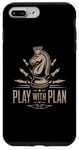 Coque pour iPhone 7 Plus/8 Plus Planificateur amusant avec citations d'échecs Play With Plan Funny Chess