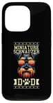 iPhone 13 Pro Retro Sunglasses Miniature Schnauzer Schnauzers Case