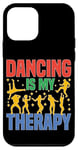 Coque pour iPhone 12 mini Dancing Is My Therapy Expression du danseur ----