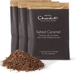 Hotel Chocolat Salted Caramel Hot Chocolate Sachets - Luxury Chocolate Flakes -