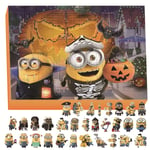 2024 Nytt Minions Halloweenkalender Blind Box Julkalender 24 Räknar Överraskningslådor