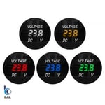 Dc 12v-24v LED-panel Digital spänning Voltmätare Display Voltmeter Motorcykel Bil--