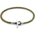 Bracelets Anchor & Crew  Bracelet Cambridge Argent Et Corde