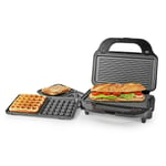 Multi gril Plaques grill, gaufre et sandwich | 900 W | | Contrôle automatique