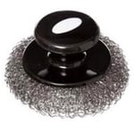 Brosse à Plancha en Acier "Nettoyage" 10cm Noir