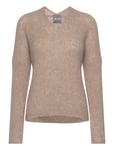 MOS MOSH Mmthora V-Neck Knit Brun