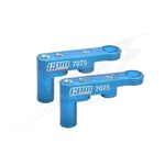 [FR] Aluminum Servo Holder Blue GPM TAMIYA BBX / BB-01 - GPMBBX024SB