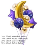 Chicinlife 1 Bag Moon Star Shape Paper Confetti EID MUBARAK Islamic-A