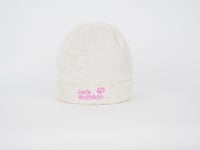 Girls Jack Wolfskin Soft Asylum Cap 1901881 White Sand Beanie Warm Winter Hat