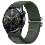 (Amazfit GTR 47mmArmyGreen)Nylon punottu lenkkihihna Samsung Watch 3/4 Active 2 Huawei Watch 3/GT Rannekoru Ranneke Amazfit GTR/Stratos Belt|