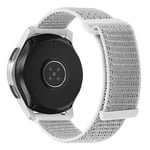 22 mm Samsung Galaxy Watch 3 (45 mm) / Watch (46 mm) / Gear S3 klockarmband i nylon - Grå Silvergrå