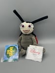 Disney Store Bugs Life Plush Soft Toy Beanie Francis 8” New Retired Vintage