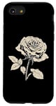 Coque pour iPhone SE (2020) / 7 / 8 Vintage Botanique Rose Fleur Fille Mignon Floral Plant Mom