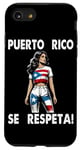 iPhone SE (2020) / 7 / 8 Puerto Rico Se Respeta Boricua Flag PR Girl Respect Protest Case